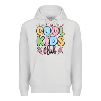 Dove Grey cool kids club Premium Hoodie - MaliasSmallBusiness