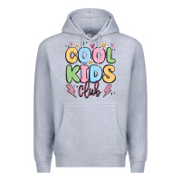 Heather Grey cool kids club Premium Hoodie - MaliasSmallBusiness
