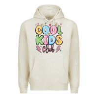 Oatmeal Heather cool kids club Premium Hoodie - MaliasSmallBusiness