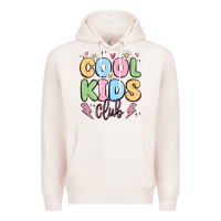 Pale Pink cool kids club Premium Hoodie - MaliasSmallBusiness