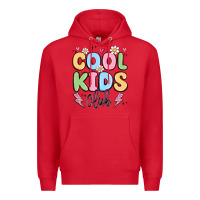 Red cool kids club Premium Hoodie - MaliasSmallBusiness