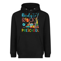 Black ready to rock preschool Heavyweight Hoodie - JahusDesignShop
