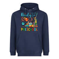 Navy ready to rock preschool Heavyweight Hoodie - JahusDesignShop