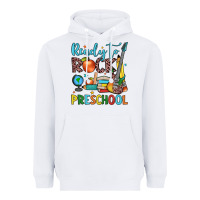 White ready to rock preschool Heavyweight Hoodie - JahusDesignShop