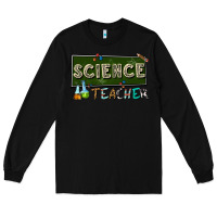 Black science teacher Long Sleeve Tee - texasbilliewilder