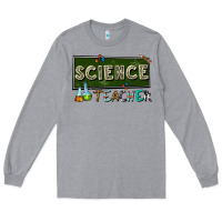 Heather Grey science teacher Long Sleeve Tee - texasbilliewilder