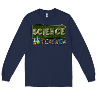 Navy science teacher Long Sleeve Tee - texasbilliewilder