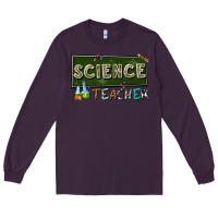 Plum science teacher Long Sleeve Tee - texasbilliewilder