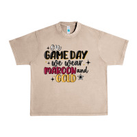 French Oak on game day we wear maroon and gold Urban Heavy Tee - MaliasSmallBusiness