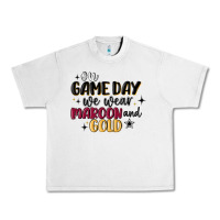 Lunar Rock on game day we wear maroon and gold Urban Heavy Tee - MaliasSmallBusiness