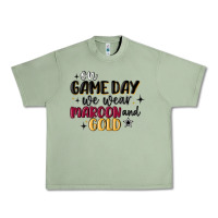 Oil Green on game day we wear maroon and gold Urban Heavy Tee - MaliasSmallBusiness