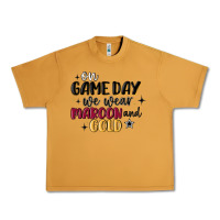 Peanut Butter on game day we wear maroon and gold Urban Heavy Tee - MaliasSmallBusiness