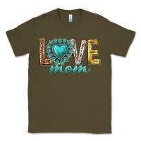 Army Green love mom western Classic Tee - texasbilliewilder
