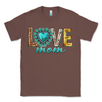 Chestnut love mom western Classic Tee - texasbilliewilder