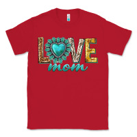 Red love mom western Classic Tee - texasbilliewilder