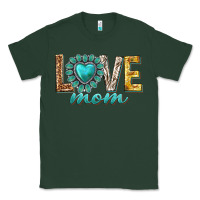 Sports Green love mom western Classic Tee - texasbilliewilder