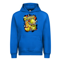 Cobalt vintage softball Urban Hoodie - MaliasSmallBusiness