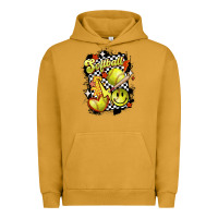Pigment Peanut Butter vintage softball Urban Hoodie - MaliasSmallBusiness