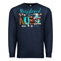 Navy registered nurse Premium Sweatshirt - BundleAndBundleShop