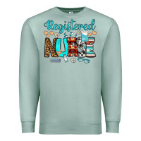 Seafoam registered nurse Premium Sweatshirt - BundleAndBundleShop