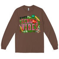 Chestnut school vibes Long Sleeve Tee - texasbilliewilder