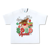 White sped squad Urban Heavy Tee - MaliasSmallBusiness