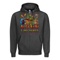 Charcoal Heather ay ay ay ay canta y no llores coffee cups Zipper Hoodie - CTS Tumbler Store