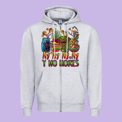 Ay Ay Ay Ay Canta Y No Llores Coffee Cups Zipper Hoodie Designed By Cts Tumbler Store