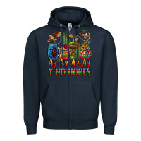 Navy ay ay ay ay canta y no llores coffee cups Zipper Hoodie - CTS Tumbler Store