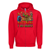 Red ay ay ay ay canta y no llores coffee cups Zipper Hoodie - CTS Tumbler Store