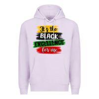Lilac it s the black excellence for me Premium Hoodie - MaliasSmallBusiness
