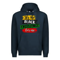 Navy it s the black excellence for me Premium Hoodie - MaliasSmallBusiness