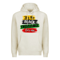 Oatmeal Heather it s the black excellence for me Premium Hoodie - MaliasSmallBusiness