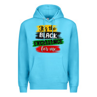 Ocean Blue it s the black excellence for me Premium Hoodie - MaliasSmallBusiness