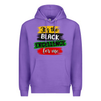 Purple it s the black excellence for me Premium Hoodie - MaliasSmallBusiness