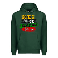 Sports Green it s the black excellence for me Premium Hoodie - MaliasSmallBusiness