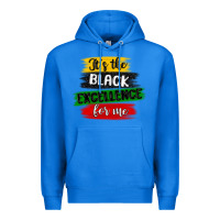 True Royal it s the black excellence for me Premium Hoodie - MaliasSmallBusiness