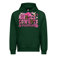 Forest Green kisses cowboys martinis Urban Hoodie - NancyCooperArtShop