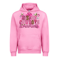 Fuchsia Pink kisses cowboys martinis Urban Hoodie - NancyCooperArtShop