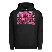 Pigment Black kisses cowboys martinis Urban Hoodie - NancyCooperArtShop