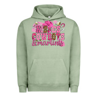 Pigment Oil Green kisses cowboys martinis Urban Hoodie - NancyCooperArtShop