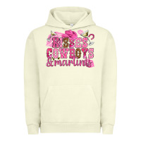 Pigment Pistachio kisses cowboys martinis Urban Hoodie - NancyCooperArtShop