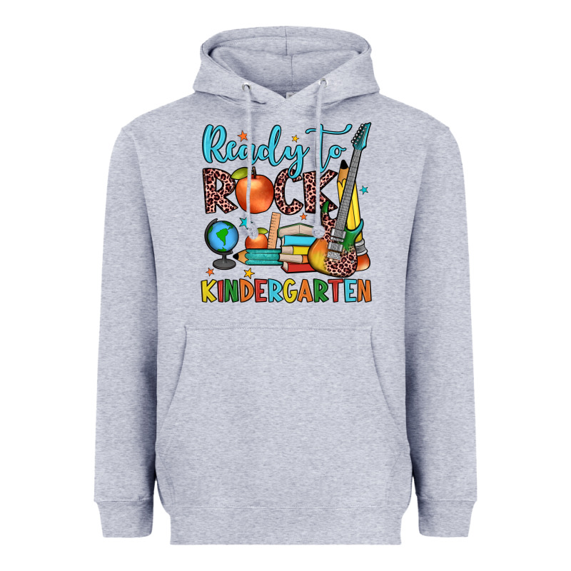 Ready To Rock Kindergarten Heavyweight Hoodie by JahusDesignShop | Teevron