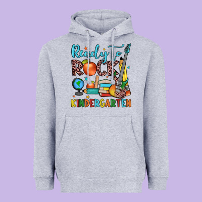 Ready To Rock Kindergarten Heavyweight Hoodie Designed By Jahusdesignshop