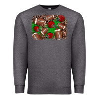 Charcoal Heather american football helmet background Premium Sweatshirt - JahusDesignShop