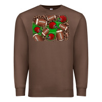 Chestnut american football helmet background Premium Sweatshirt - JahusDesignShop