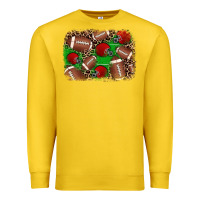 Lemon american football helmet background Premium Sweatshirt - JahusDesignShop