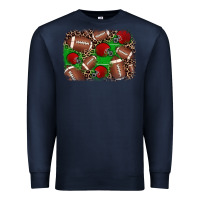 Navy american football helmet background Premium Sweatshirt - JahusDesignShop
