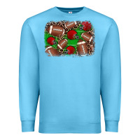 Ocean Blue american football helmet background Premium Sweatshirt - JahusDesignShop