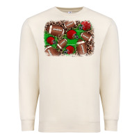 Sandshell american football helmet background Premium Sweatshirt - JahusDesignShop